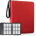 Trading Card Binder, Premium 9 Pocket Double Sided 720 Pocket PU Card by Hijvxk