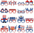 Pajean 48 Pcs USA Patriotic Party Decorations Eyeglasses 250th Anniversary by Pajean