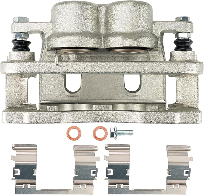 Torchbeam Brake Caliper For Chevrolet GMC Cadillac Front Right for 2008-2018 Silverado 1500, 2008-2018 Sierra 1500, Front left for 2015-2019 XTS, Disc Brake Caliper with Bracket # 18B4918A