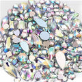 Mixed 1400pcs AB Colour Gems Jewels Flatback Rhinestones, Face Art Gem Jewel by Unknown