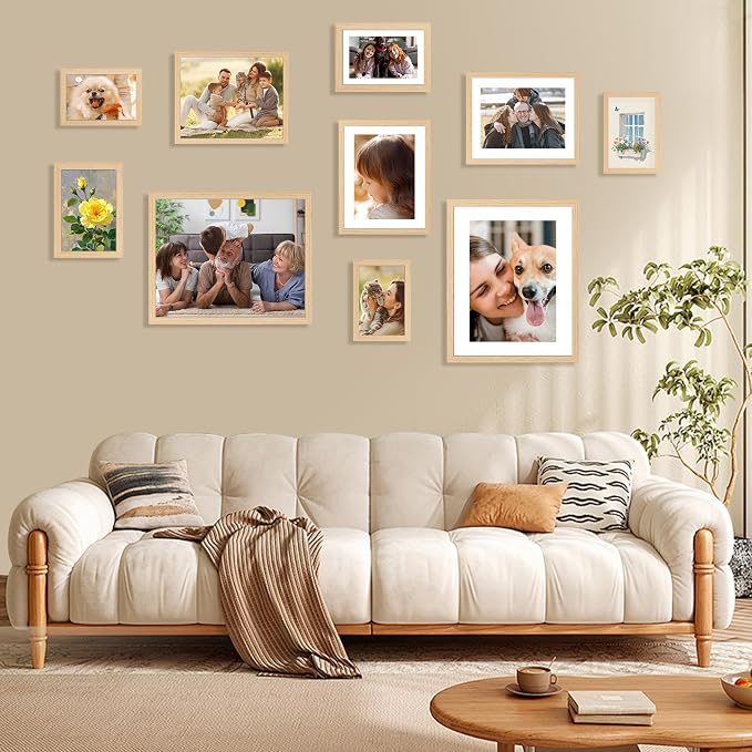 FIXSMITH 5x7 Picture Frame Set of 2, Photo Frame - Image 7