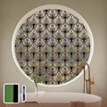 3D Vintage Stained Glass Window Film by ChicSkin