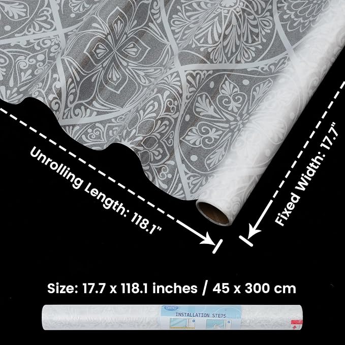 DKTIE Boho Style Stained Glass Window Film - Image 4