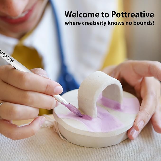POTTREATIVE Air Dry Clay Pottery Kit - Image 7
