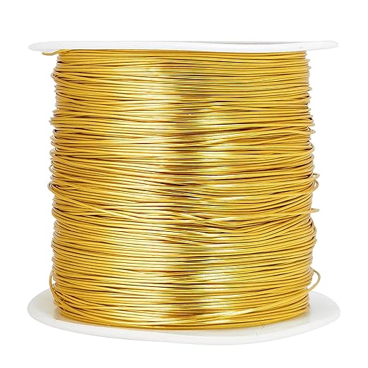 203 Feet Tarnish Resistant Copper Wires 24 Gauge/0.5mm Jewelry Craft Wires by CREATZONE