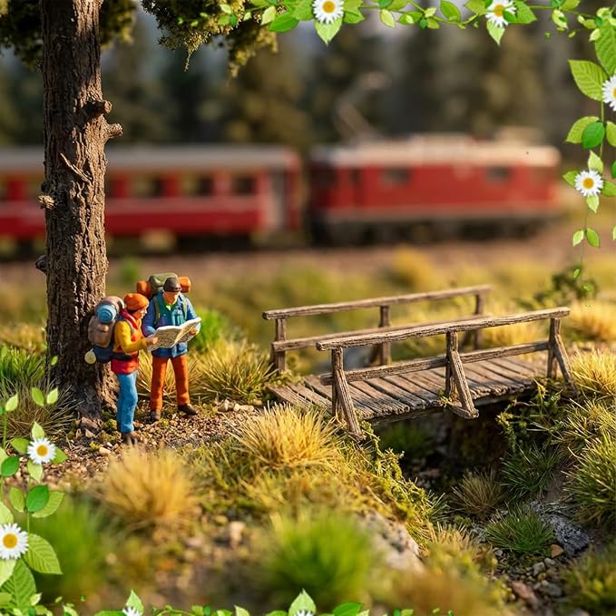 Warmtree 360 Pcs Static Grass Lowland Shrubs Tuft Terrain Model Kit - Image 8