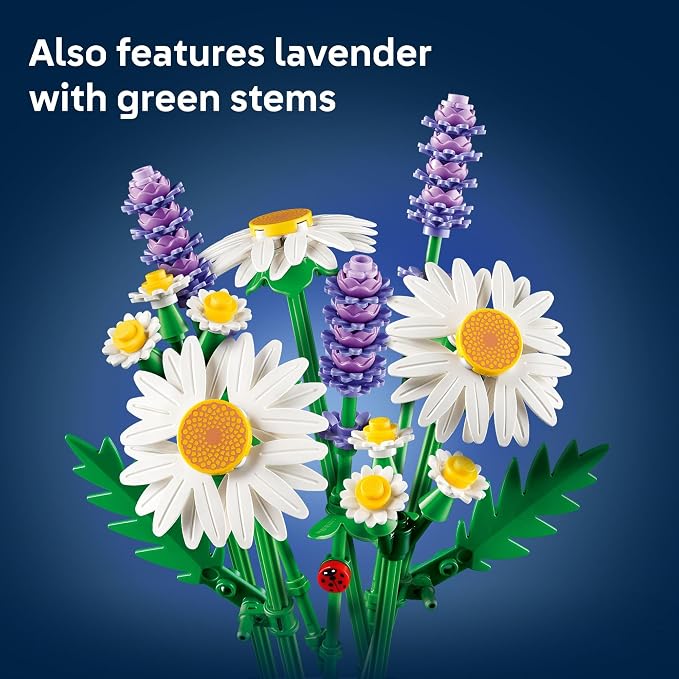 LEGO Botanicals Daisies Building Toy - Image 4