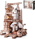 ROKR 3D Wooden Puzzles Space Shuttle-Dynamic Launch Base by ROKR-InterestingSmartPuzzleToys