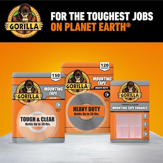 Gorilla Tough & Clear Double Sided Mounting Tape - Image 8
