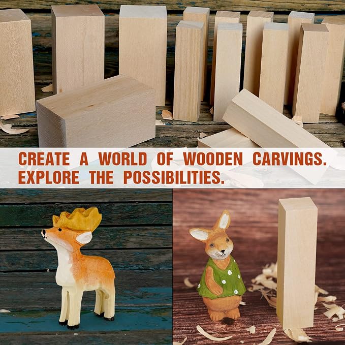 Basswood Carving Blocks, for Kids and Adults - Image 7