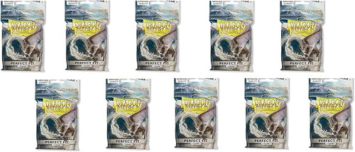 10 Packs Dragon Shield Perfect Fit Clear Inner Sleeves Standard Size 100 ct - Image 2