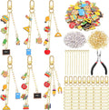 CraftyDream 558 Pcs Teacher Charms Keychain Making Kit Back to School DIY Craft by CraftyDream