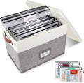 Board Game Organizer with 12pcs Zipper Bags and Writable Stickers, Storage with by HLWGOG