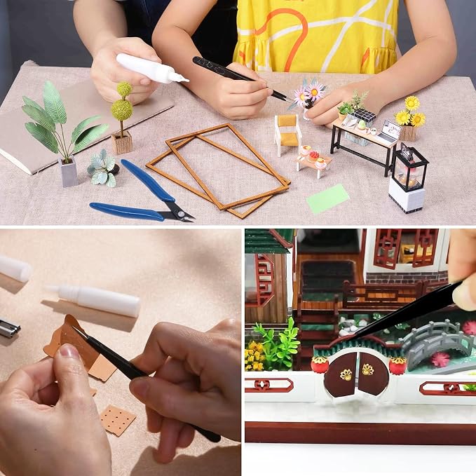 Spilay 16 Pcs Hobby Building Model DIY Tool Kit - Image 4