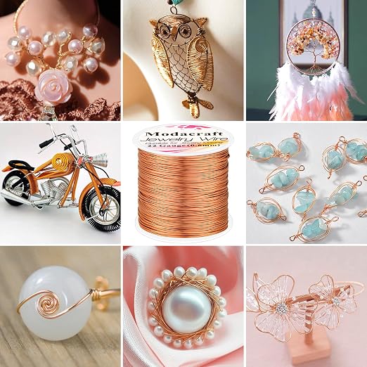 Modacraft 22 Gauge Copper Wire for Jewelry Making - Image 6