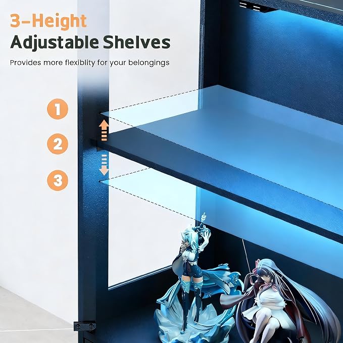 Lamtor 67" Display Cabinet - Image 4