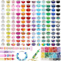 Funtopia 340pcs Large Hole Beads, European Beads by Funtopia
