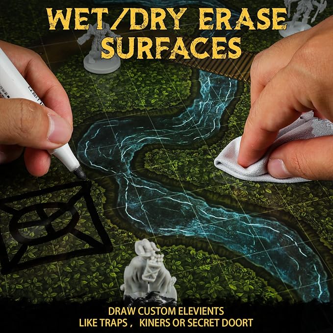CZYY DND Battle Map Book, Reusable RPG Terrain Kit - Image 4