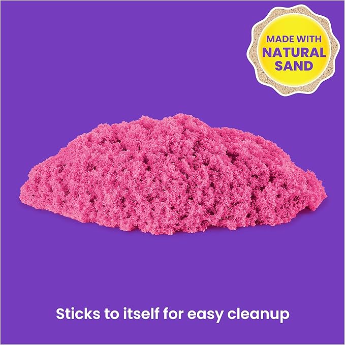 Kinetic Sand Castle Containers 10-Pack Moldable Sensory Toys, Ages 3+ - Image 4