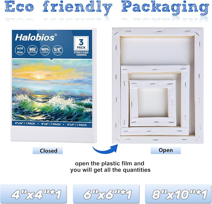 Halobios Stretched Canvases for Painting - Image 2