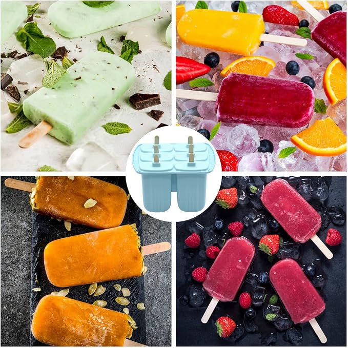 Bangp Popsicle Molds 6-cavity, Non-BPA Silicone Ice Pop Maker | Silicone - Image 3