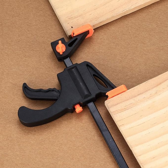 6 Inch Bar Clamps for Woodworking, Mini Clamps for Wood Gluing - Image 5