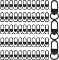 KJML DIY Keychain clip 60pcs Swivel Snap Lobster Claw Keychain Clasps Lanyard by KJMLDIY