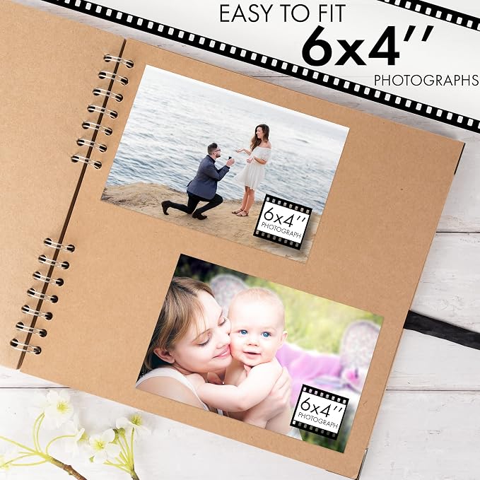 Bstorify 10 x 10 Inches Scrapbook Album - Image 4