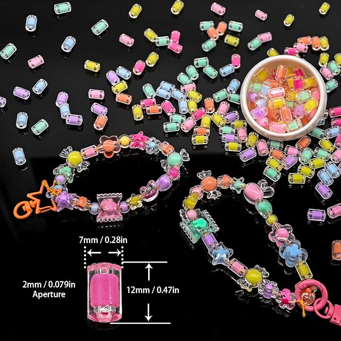 200+ pcs Candy Bulk Assorted Cute Kandi Beads - Image 2
