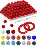 120PCS FIVEIZERO Red Rhinestone Beads by FIVEIZERO