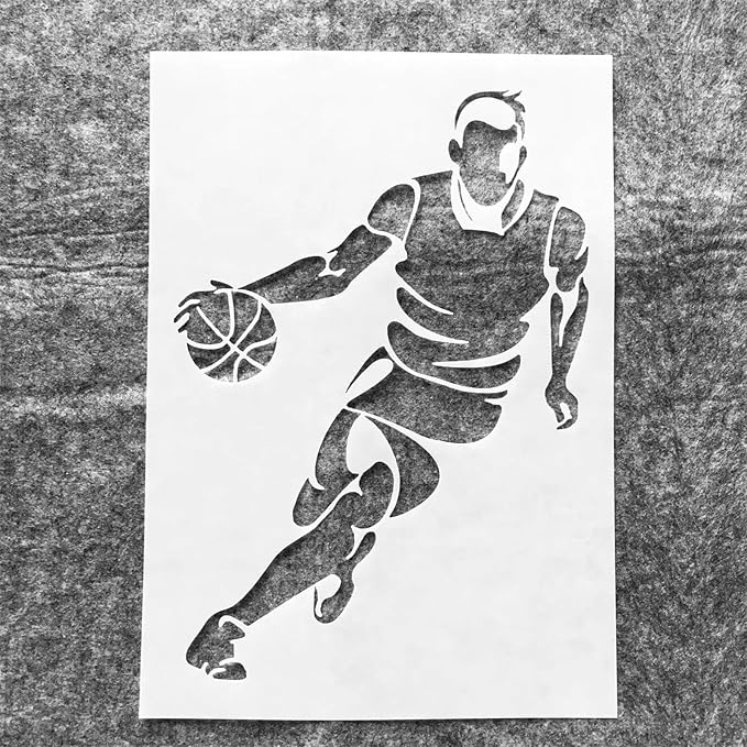 TIAMECH A4 Reusable Basketball Stencil - Image 3