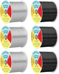 Mandala Crafts 10 Gauge Silver Tone Black Anodized Aluminum Craft Wire | 120 FT by MandalaCrafts