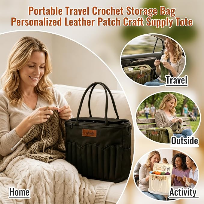 Phexilo Personalized Knitting Bag - Image 6