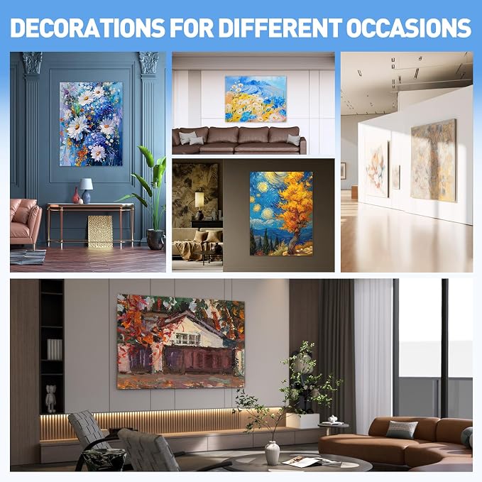 FUMILE Canvas for Painting 30x40, 4 Pack Large Stretched Canvas for - Image 7