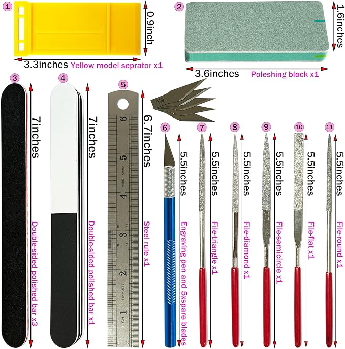 Modeler Basic Tools Kit Hobby Building Tools - Image 2