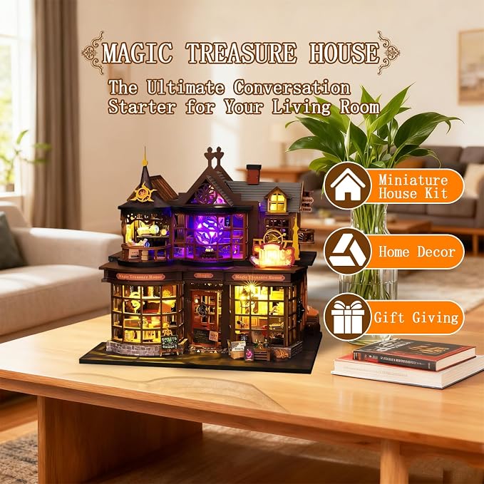OZJAY DIY Miniature House Kit, Mini House Building Kit - Image 2