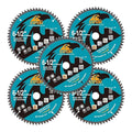 6-1/2 Inch Miter/Table Saw Blades 5pcs, 60 Teeth ATB TCT Fine Finish Wood Cutting Circular Saw Blade with 4/5|5/8 Inch Arbor