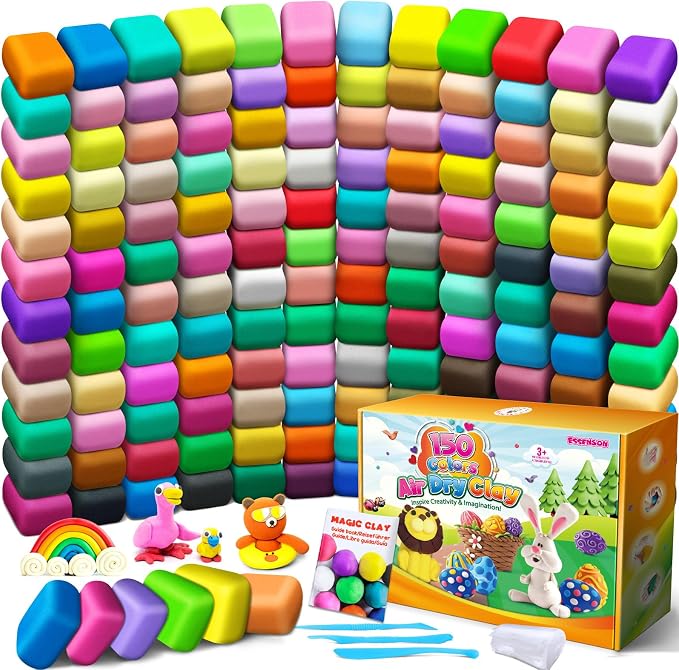 ESSENSON Air Dry Clay 150 Colors, Modeling Clay by ESSENSON