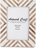 Picture Photo Frame Chevron Herringbone Art Inspired Vintage Table-Top/Wall by ArtworkCraft