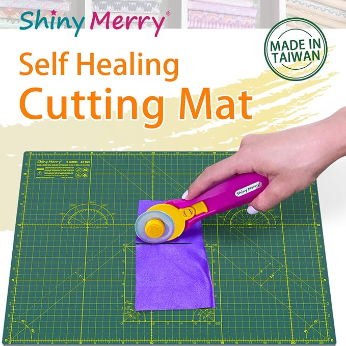 Self Healing Cutting Mat A2 18"x 24" Double Sided Green Mat - Image 4
