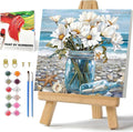 hkejoi Flowers Paint by Numbers Kit by hkejoi