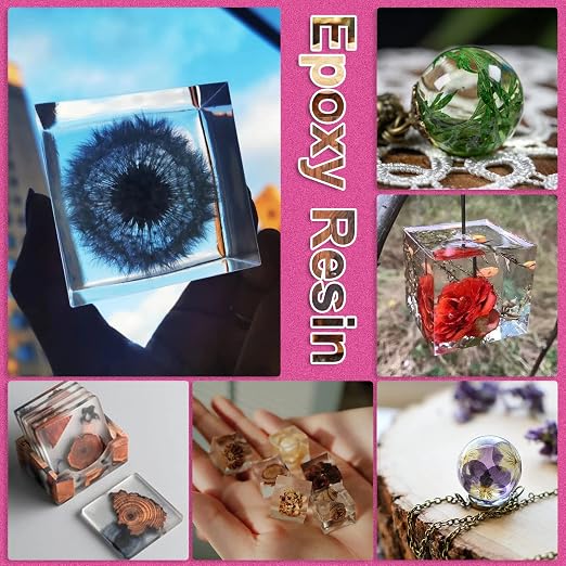 Epoxy Resin Crystal Clear Art 2 Gallon Kit New Bottle - Image 8