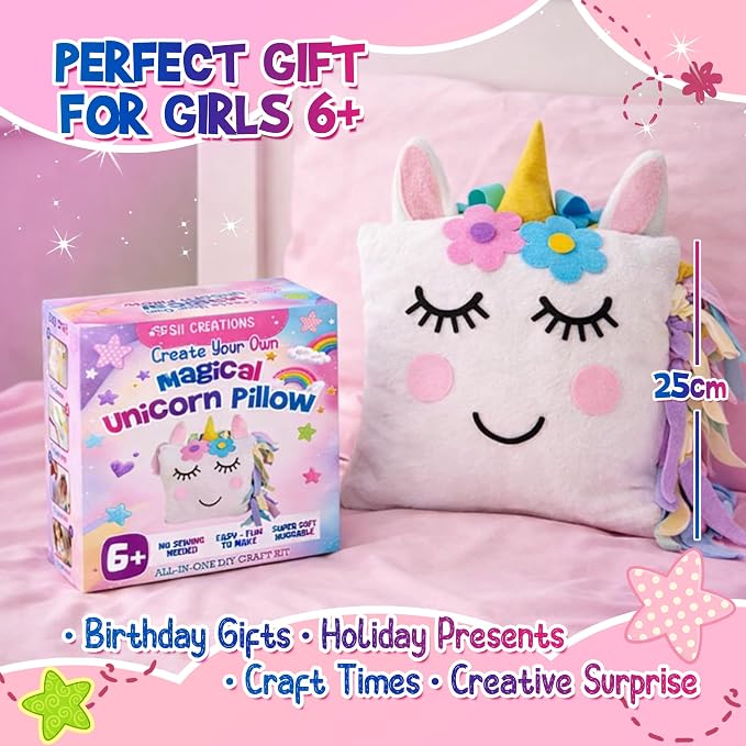 Sii Pikki Unicorn Pillow Craft Kit - Image 7