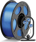 ANYCUBIC PETG Filament 1.75mm, 3D Printer Filament, Translucent and Vibrant, Dimensional Accuracy +/- 0.02mm, Print with Most FDM 3D Printers, 1KG Reusable Spool, Clear Blue