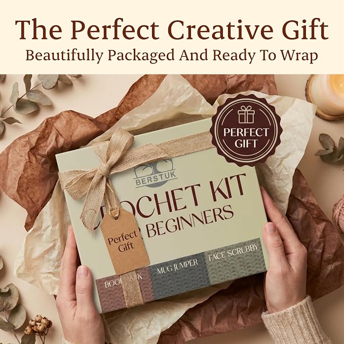 Crochet Kit for Beginners, 3 Easy Projects, Absolute Beginner Starter Kit | - Image 6