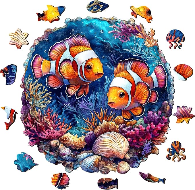NiArt 200PCS Ocean World Wooden Jigsaw Puzzle by NiArt