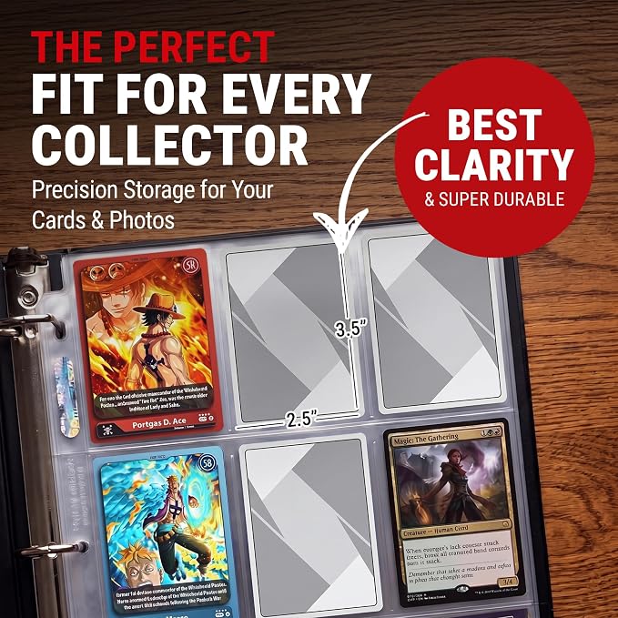 Ultra Pro Card Pages for Binders – 9 Pocket Trading Card Binder Pages – Silver - Image 7