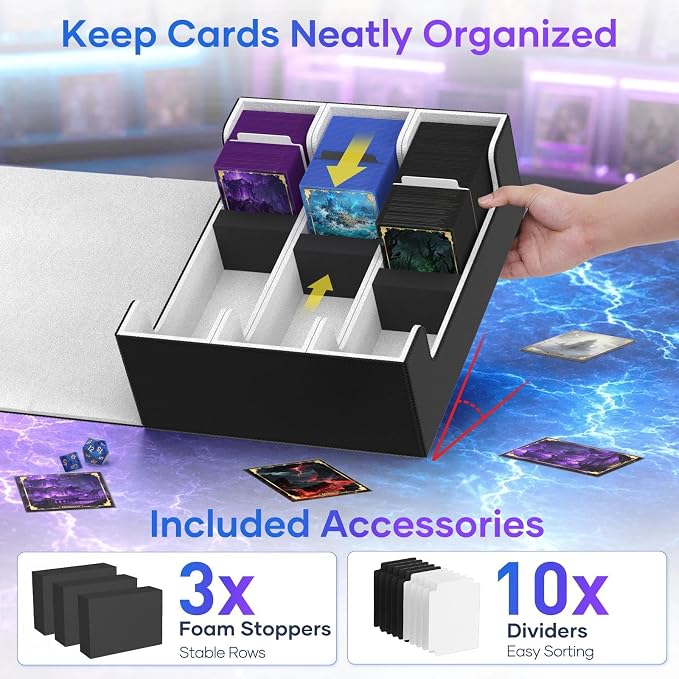 Mlikero Trading Card Storage Box, Bulk Card Storage - Image 4