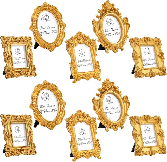 Maitys 10 Pcs Mini Picture Vintage Frames by Maitys