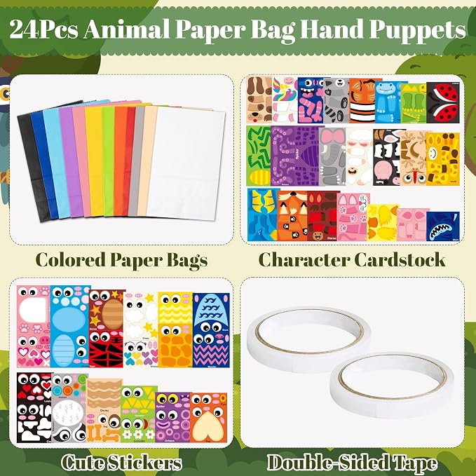 WATINC Paper Hand Puppet Making Kit - Image 2